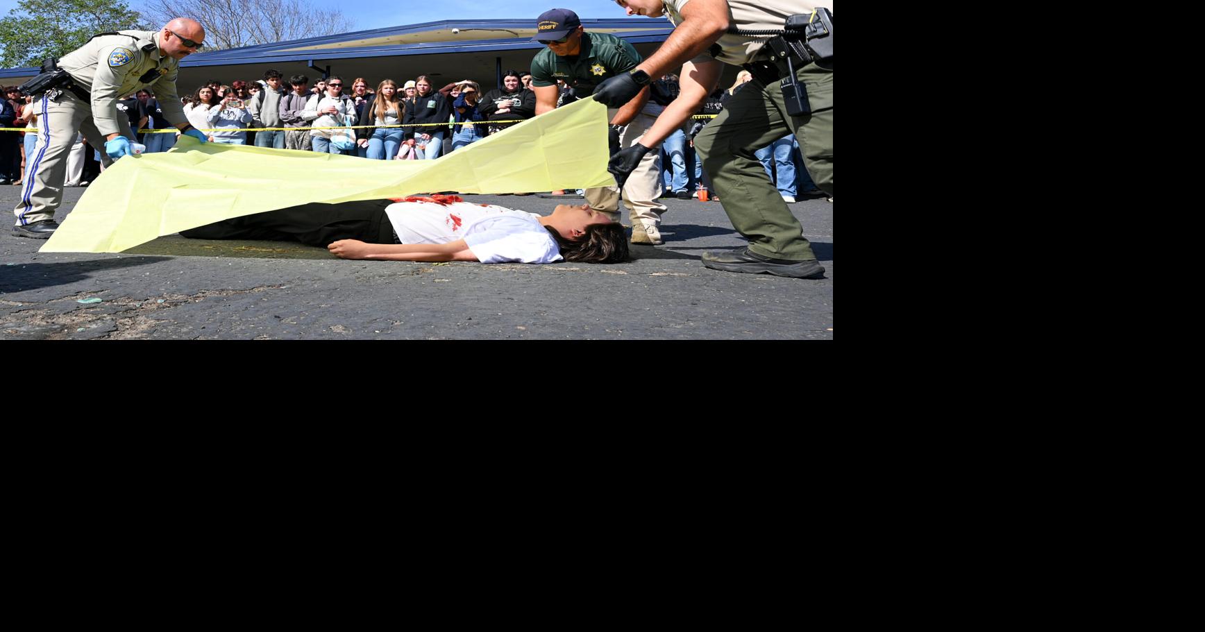 Orcutt Academy hosts 'Every 15 Minutes' program with mock drunk driving crash Thursday