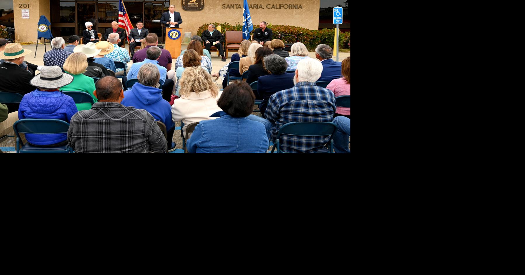 Santa Maria post office dedicated to Larry Lavagnino during ceremony ...
