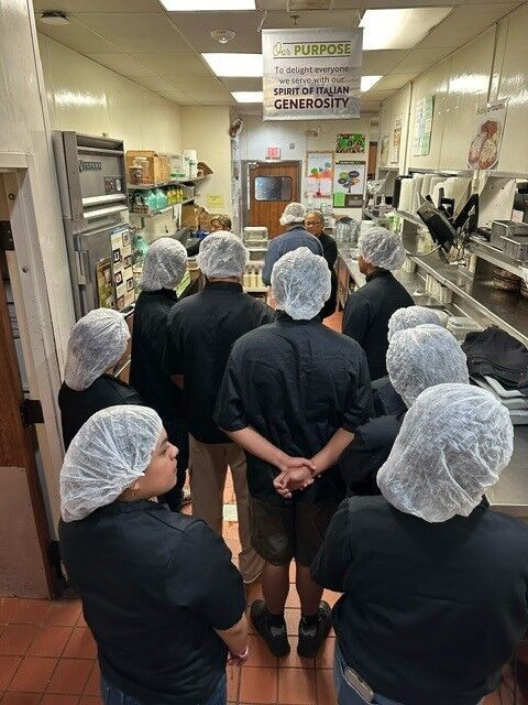 Santa Maria high school students visit local Olive Garden for restaurant  career education