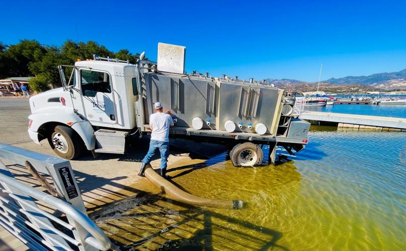 4,000 pounds of rainbow trout arrive at Cachuma Lake Wednesday