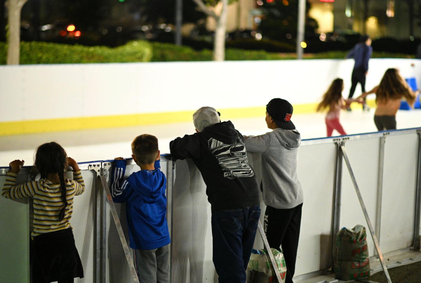 Synthetic ice rink in Santa Maria has enthusiasts skating in a new