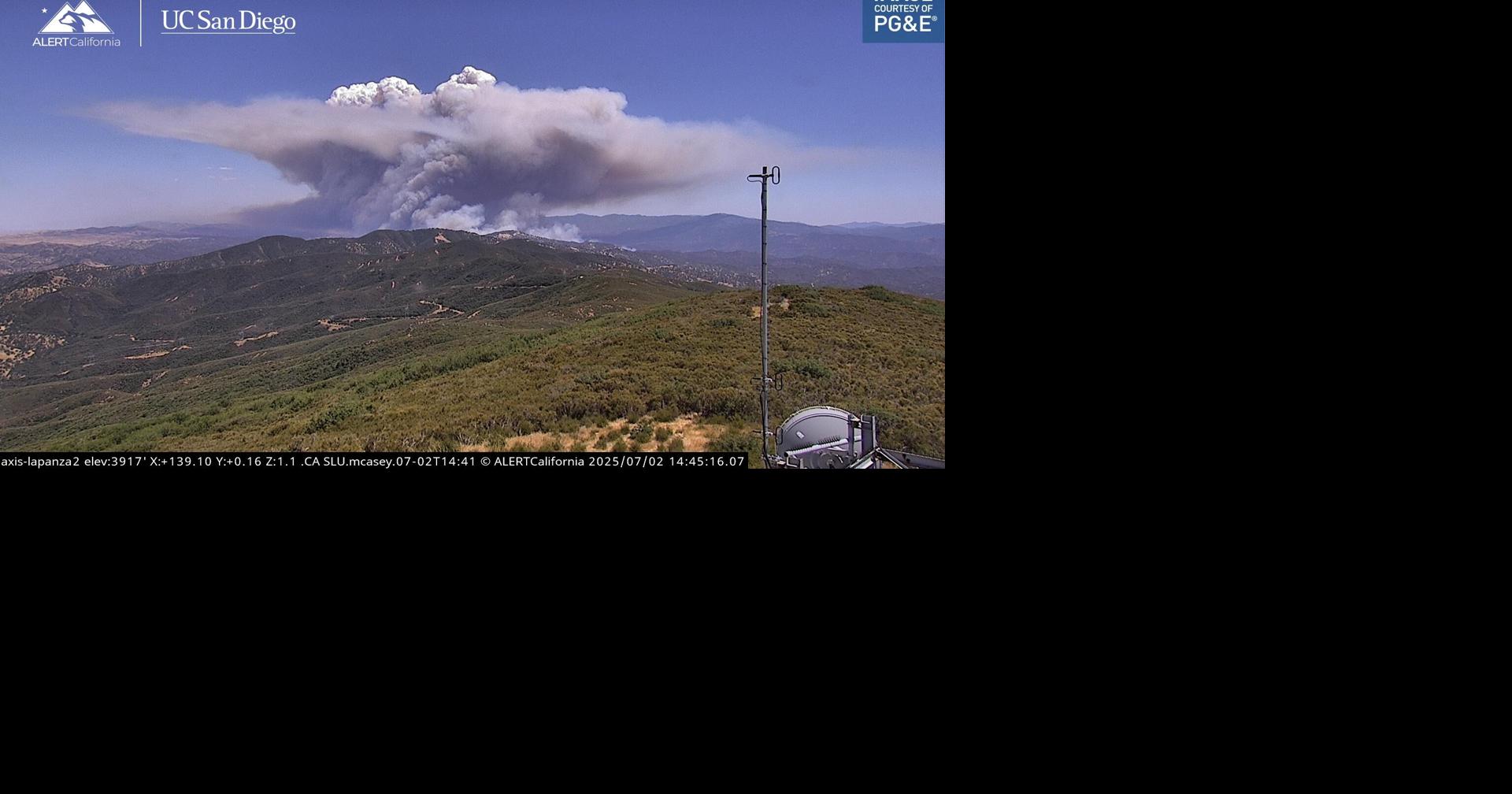 Hwy. 166 closed at Hwy. 101 due to fire near Rock Front Ranch, blaze ...