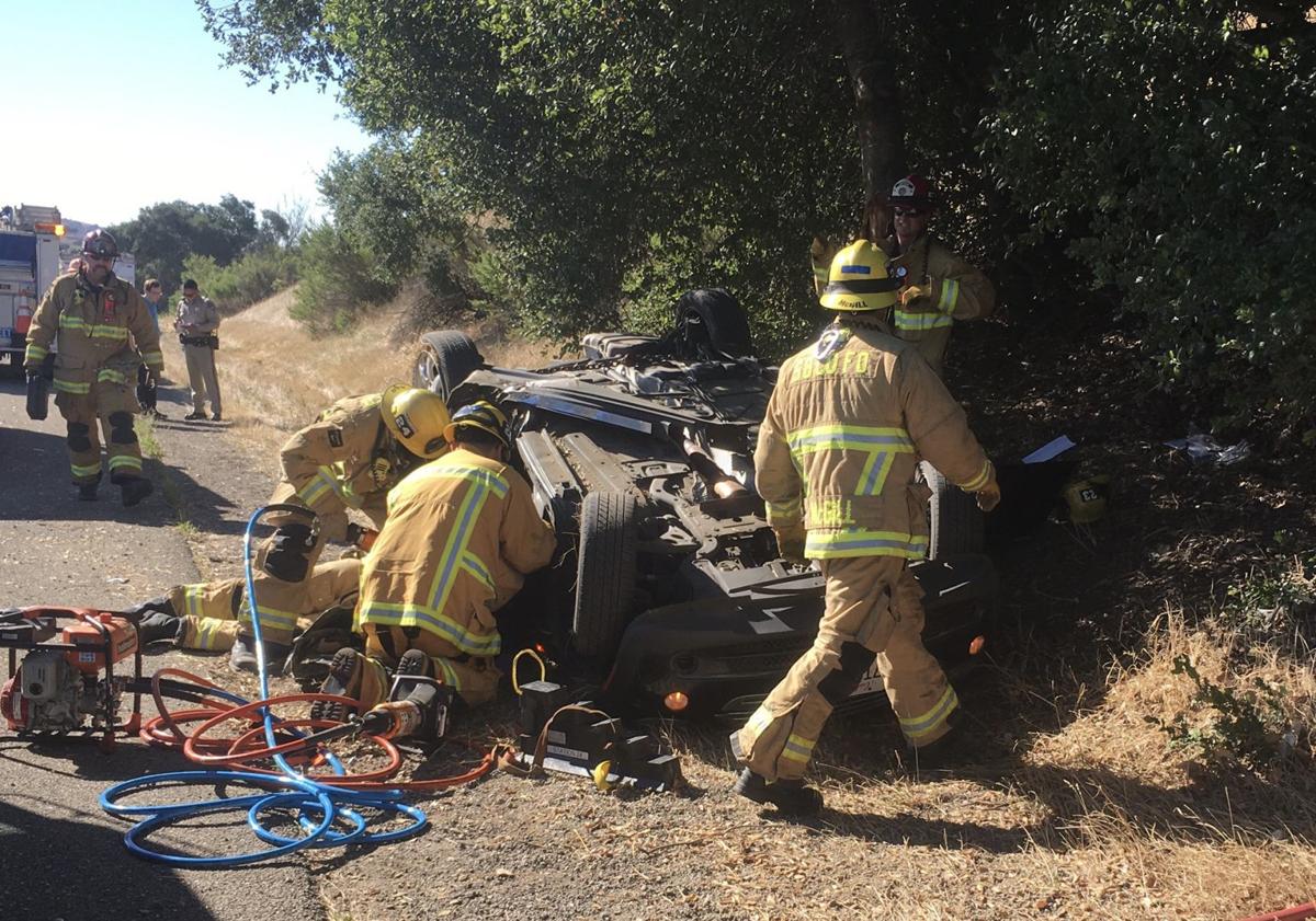 Singlevehicle crash near Los Alamos leaves one with major injuries