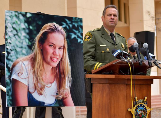 San Luis Obispo County Sheriff Ian Parkinson announced the arrest of Paul and Ruben Flores at the Cal Poly campus where Kristin Smart was last seen in 1996.
