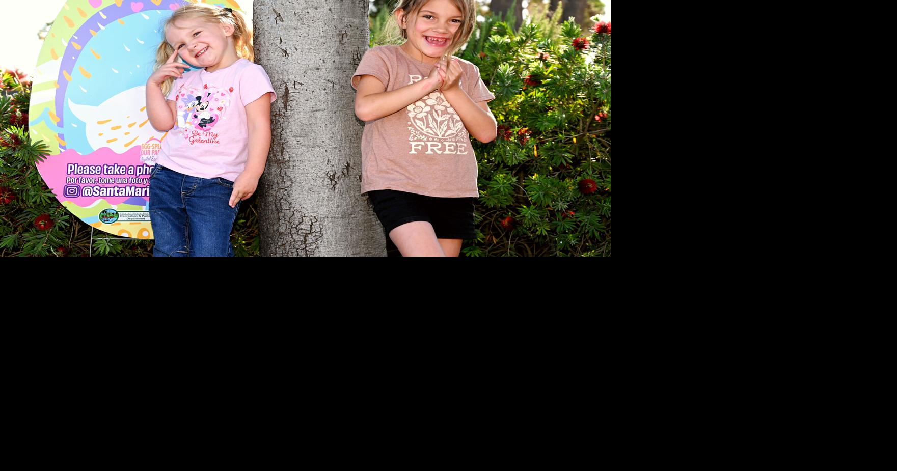 Children visit city parks for digital egg hunt during Easter weekend in Santa Maria