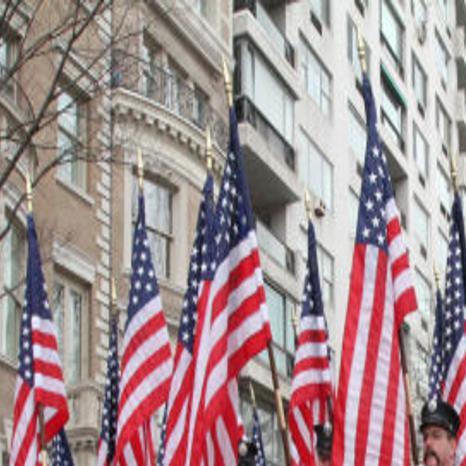 St. Patrick's Day parade Fifth Avenue and Fifty-ninth Street