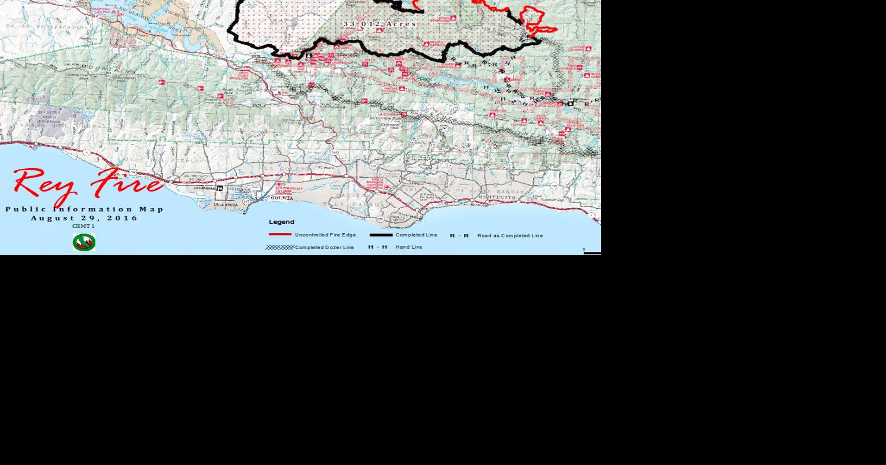 Rey fire progression stalled, more than half contained | Local News ...