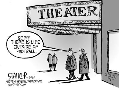 Editorial Cartoon: More than football