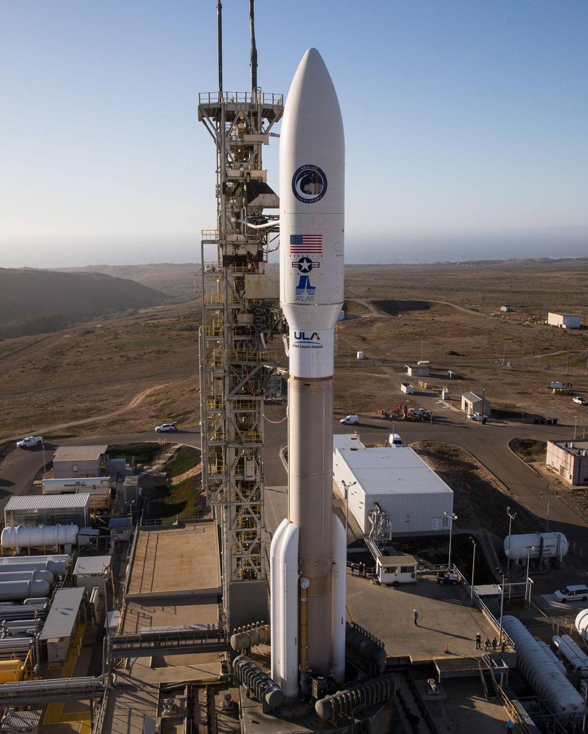 Atlas V rocket blasts off from Vandenberg Air Force Base Vandenberg