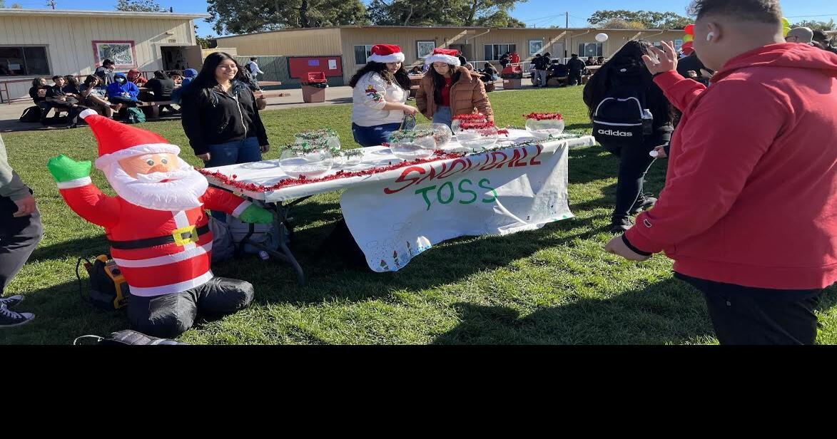 Santa Maria High School celebrates week before finals with winter fair