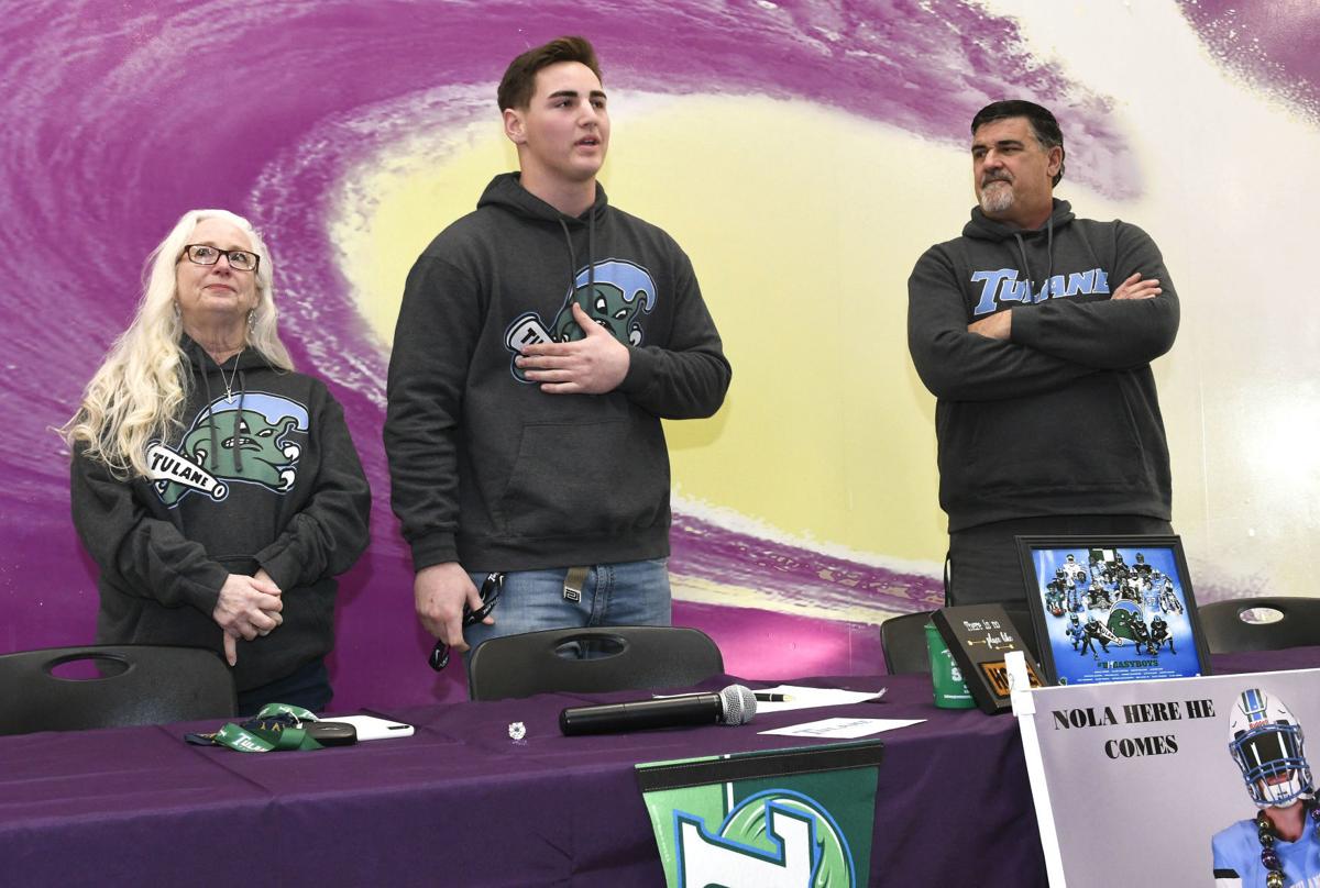 Caleb Thomas Signs With Tulane Righetti Football Standout Joins