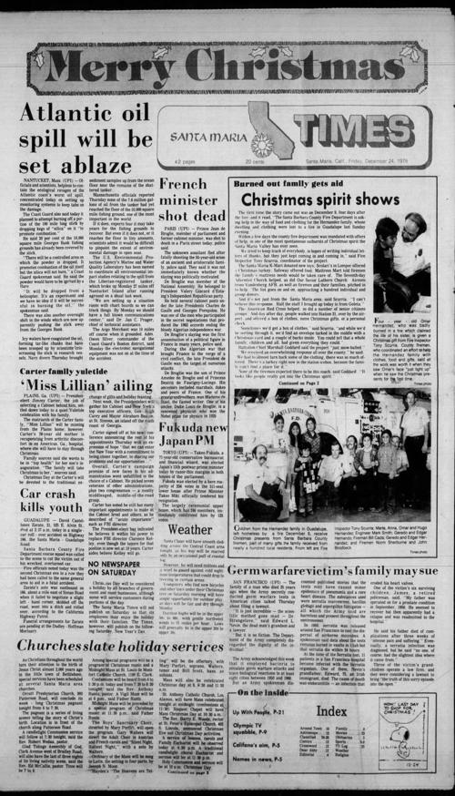 From The Vault What Is The Secret Ingredient Behind Christmas Spirit Community Local News Santamariatimes Com