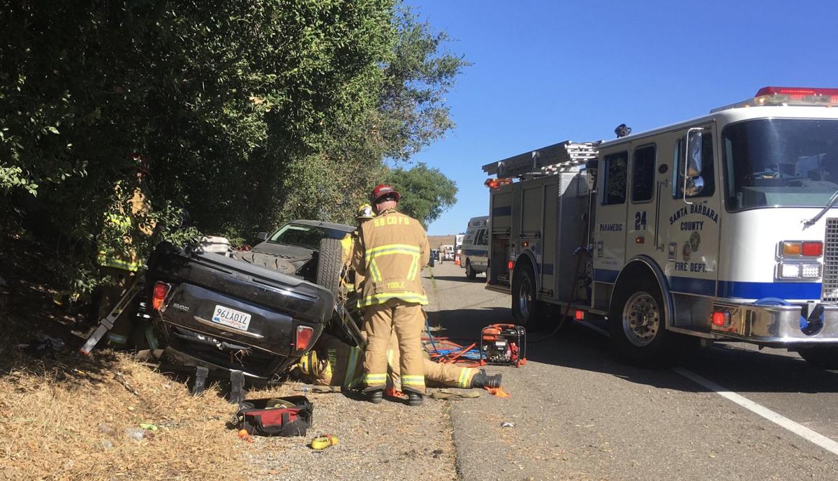 Singlevehicle crash near Los Alamos leaves one with major injuries