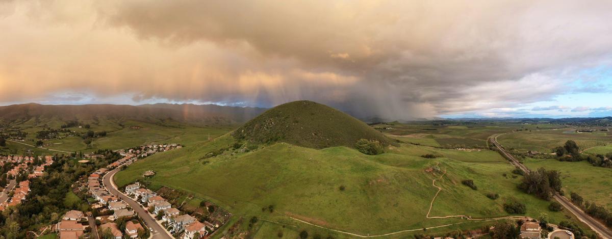 Rain, south of San Luis Obispo