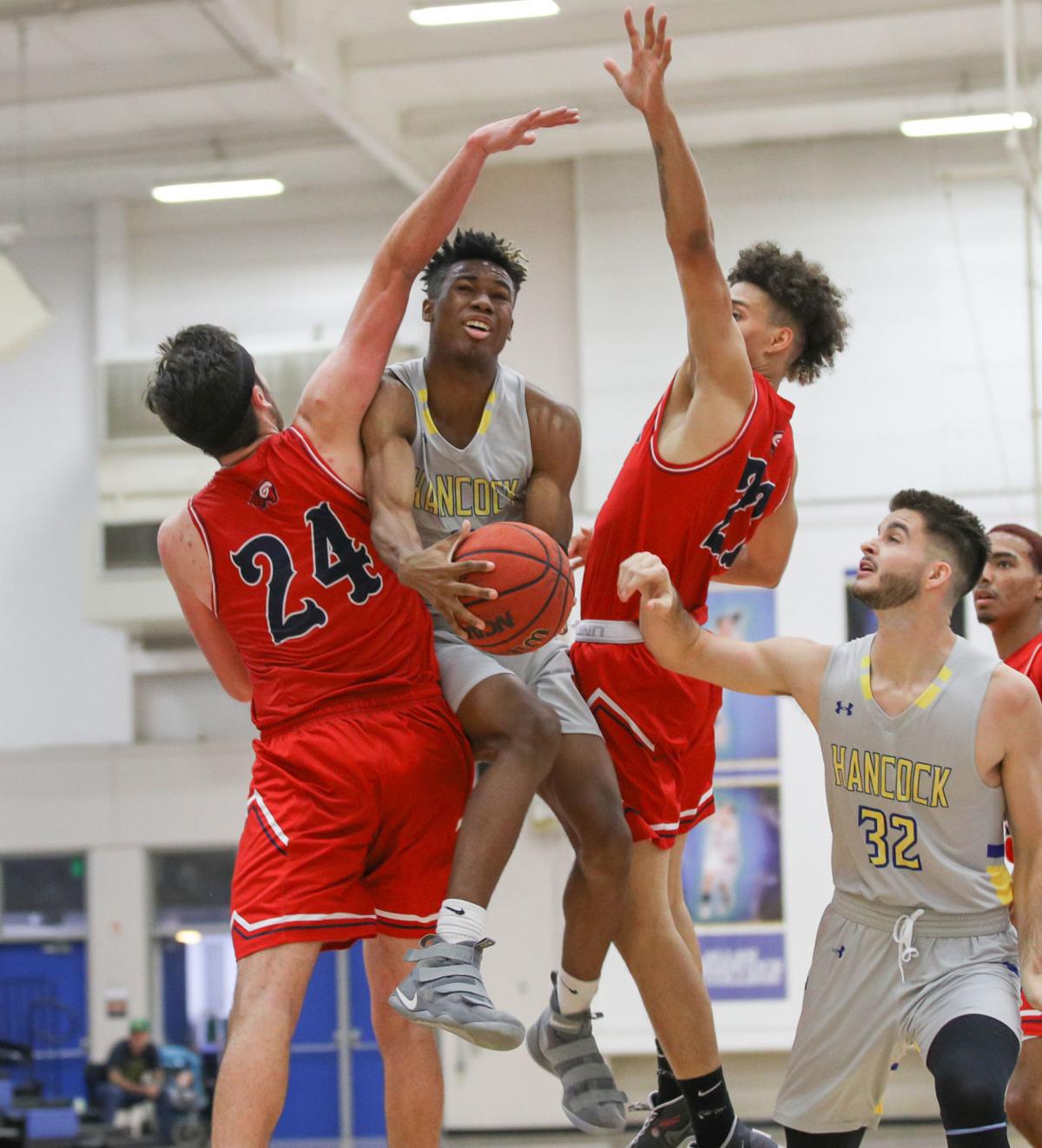 Bulldog Basketball Hancock Scores 114 Crushes Gavilan In 50