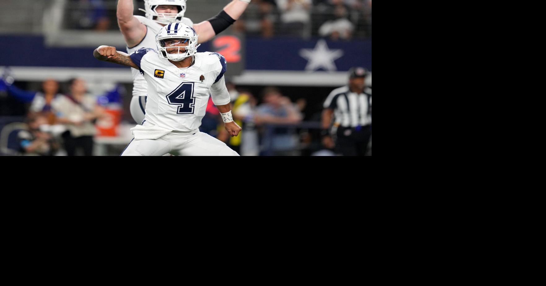 Prescott lanza 4 pases de TD y Cowboys vencen a Commanders, que pierden ...