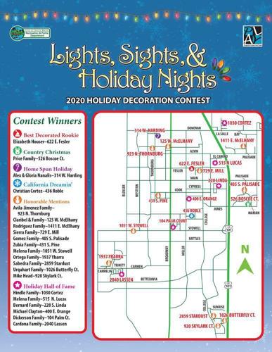 Santa Maria Christmas Lights Map 2022 Map: Plan Your Tour Of The Best Christmas Lights In Santa Maria | Local  News | Santamariatimes.com