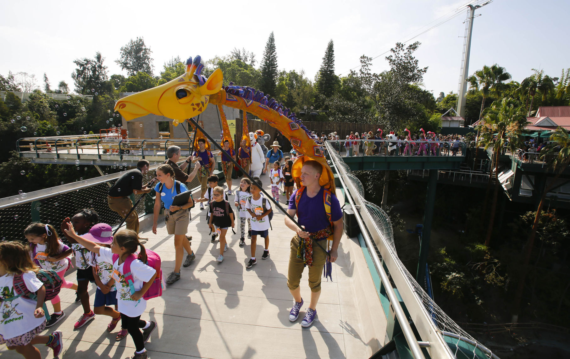 New San Diego Zoo bridge eliminates uphill climb Local