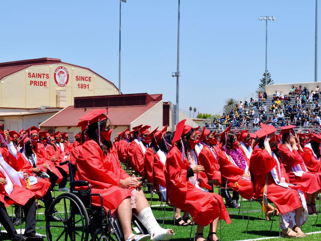 When the Saints come marching in: Santa Maria High School