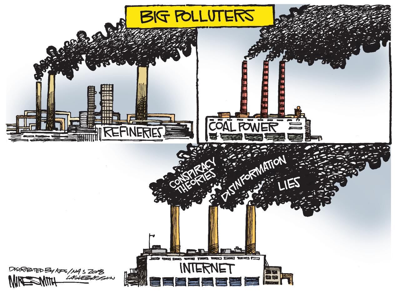Editorial cartoon: Modern pollution | Editorial Editorial cartoon: Modern pollution | Editorial