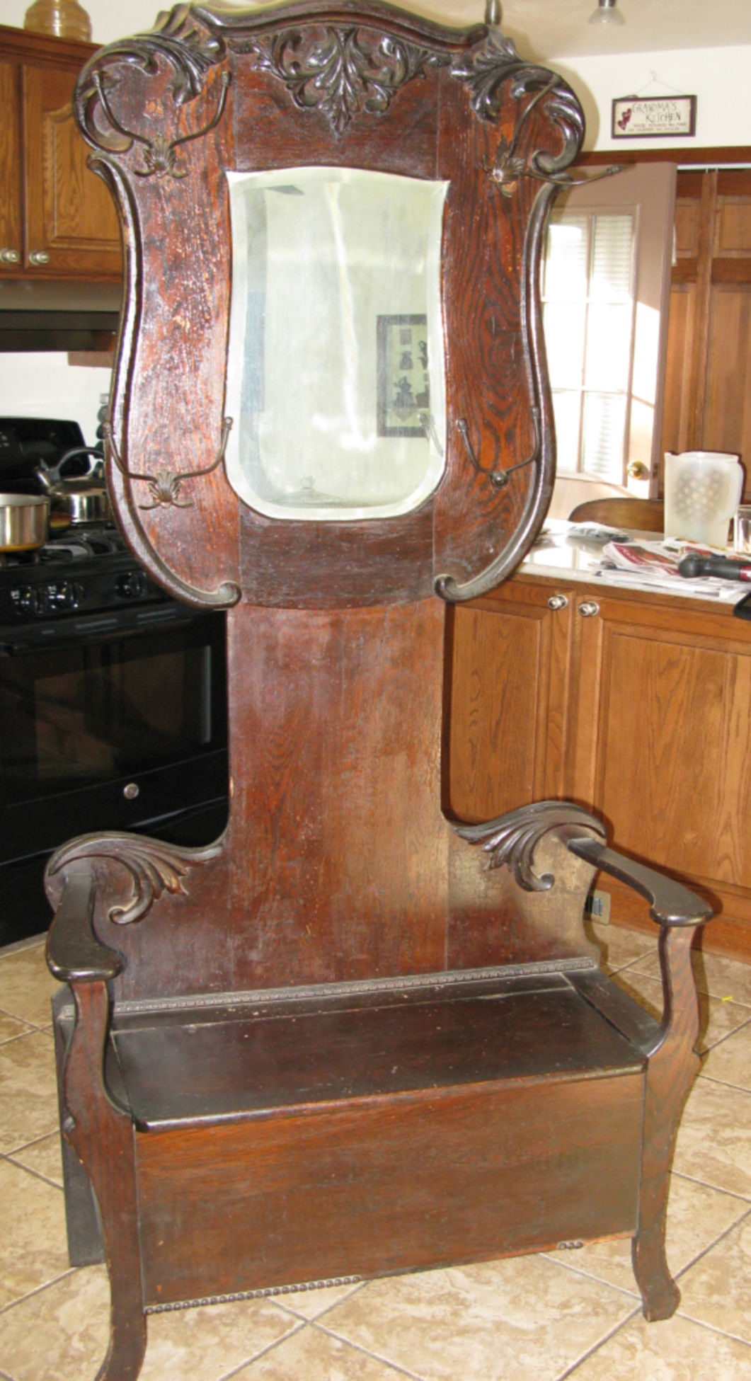 Treasures Victorian hall tree is not worth what it used to be Food