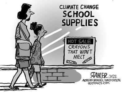 Editorial Cartoon: No melting Crayons