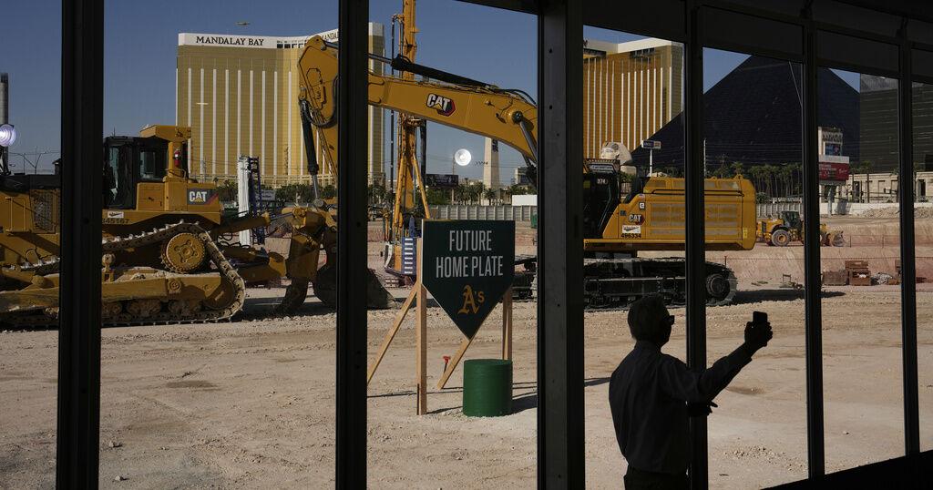 Athletics celebrate groundbreaking of $1.75 billion stadium project in Las Vegas (copy)