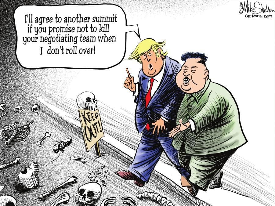 Editorial cartoon: Trump, Kim negotitate | Editorial Editorial cartoon: Trump, Kim negotitate | Editorial