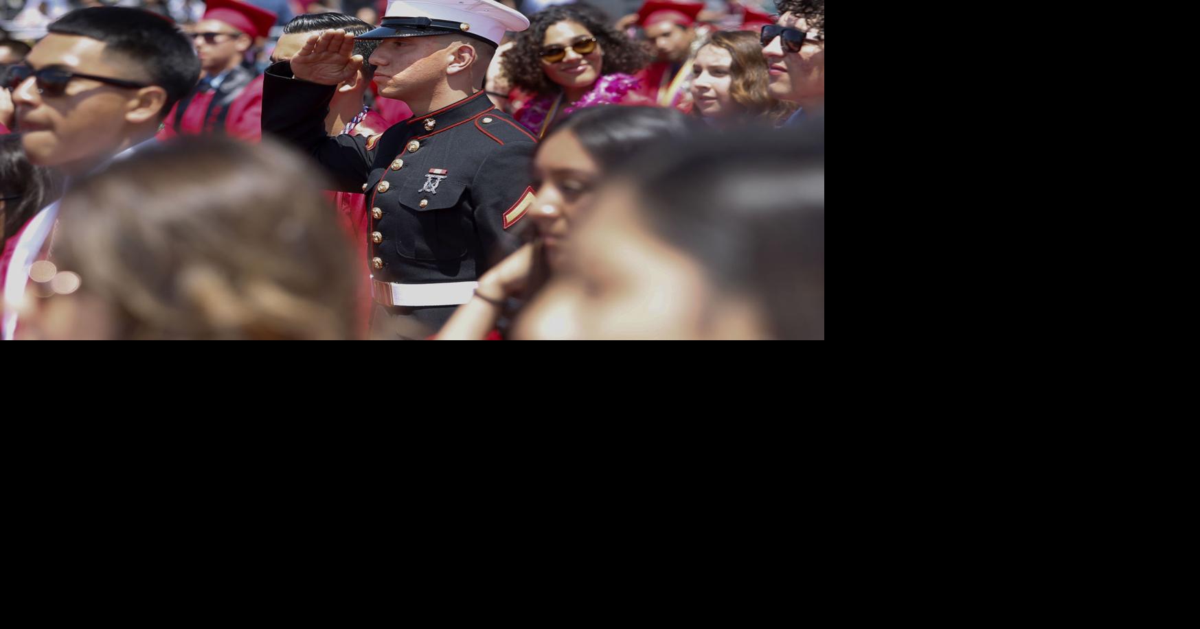 'Home again': Marine rejoins fellow Saints for Santa Maria High School ...