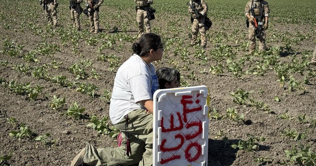 Authorities say about 200 immigrants arrested in raids on 2 Southern California farms