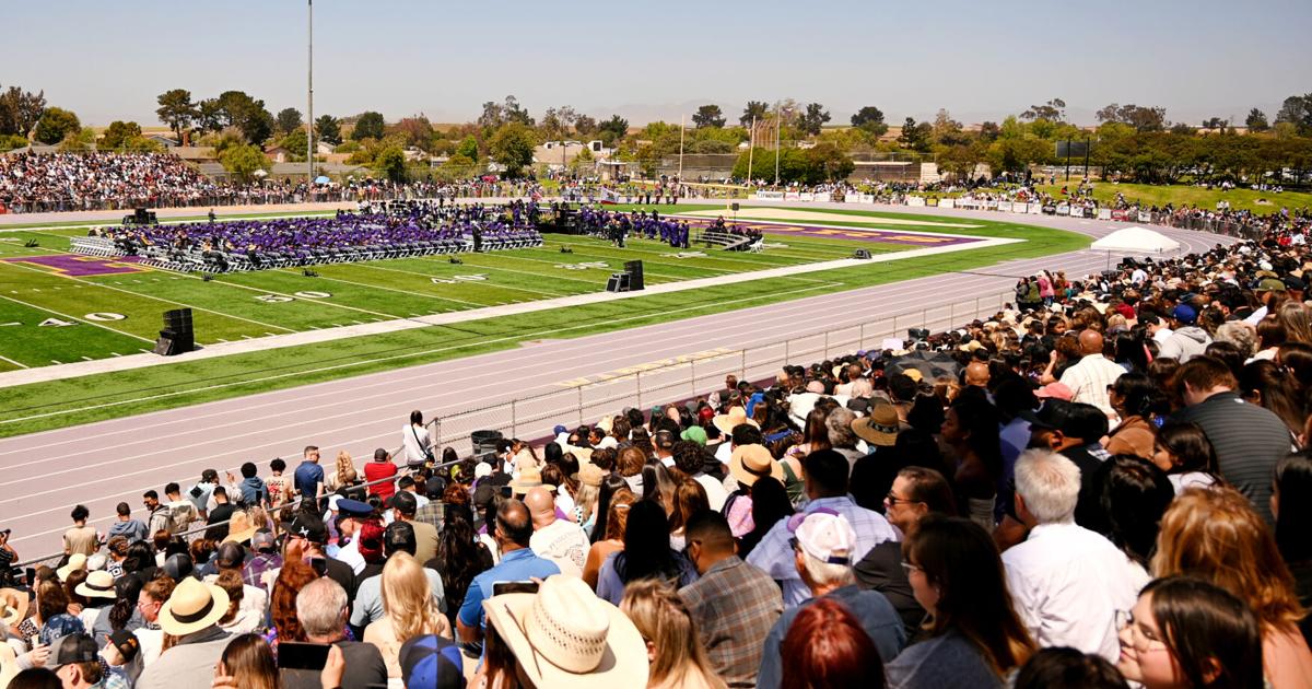 Righetti High School holds 61st commencement ceremony Thursday in Santa ...