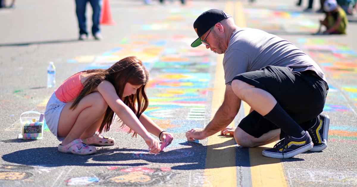 Annual Old Town Chalk Festival fills Orcutt with art, artists Photos