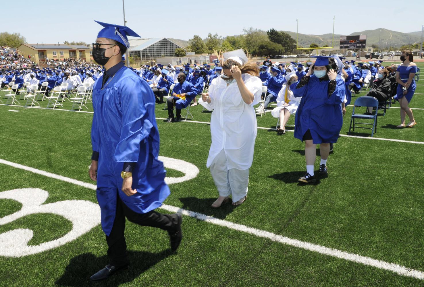 Photos Lompoc High School Class of 2021 commencement ceremony