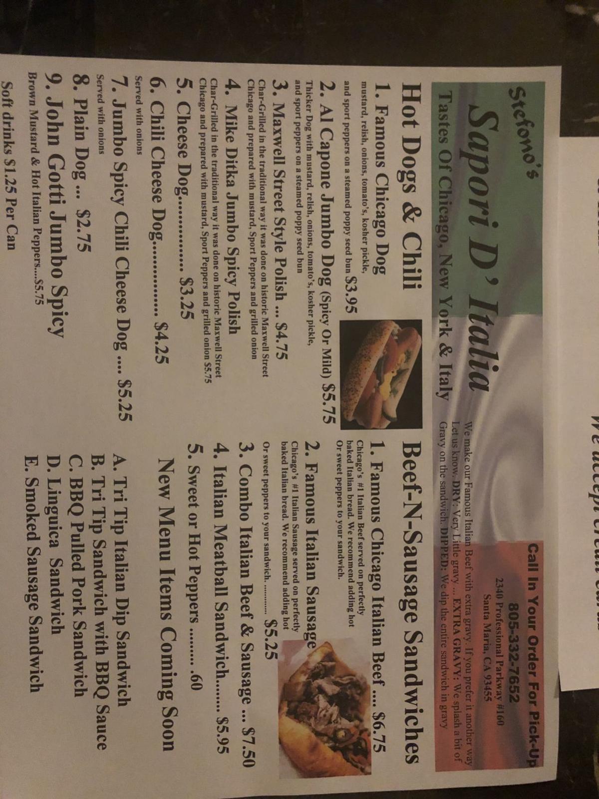 Central Coast Restaurant Guide Hours Menus And Services Offered By Area Restaurants And Bars Food And Cooking Santamariatimes Com