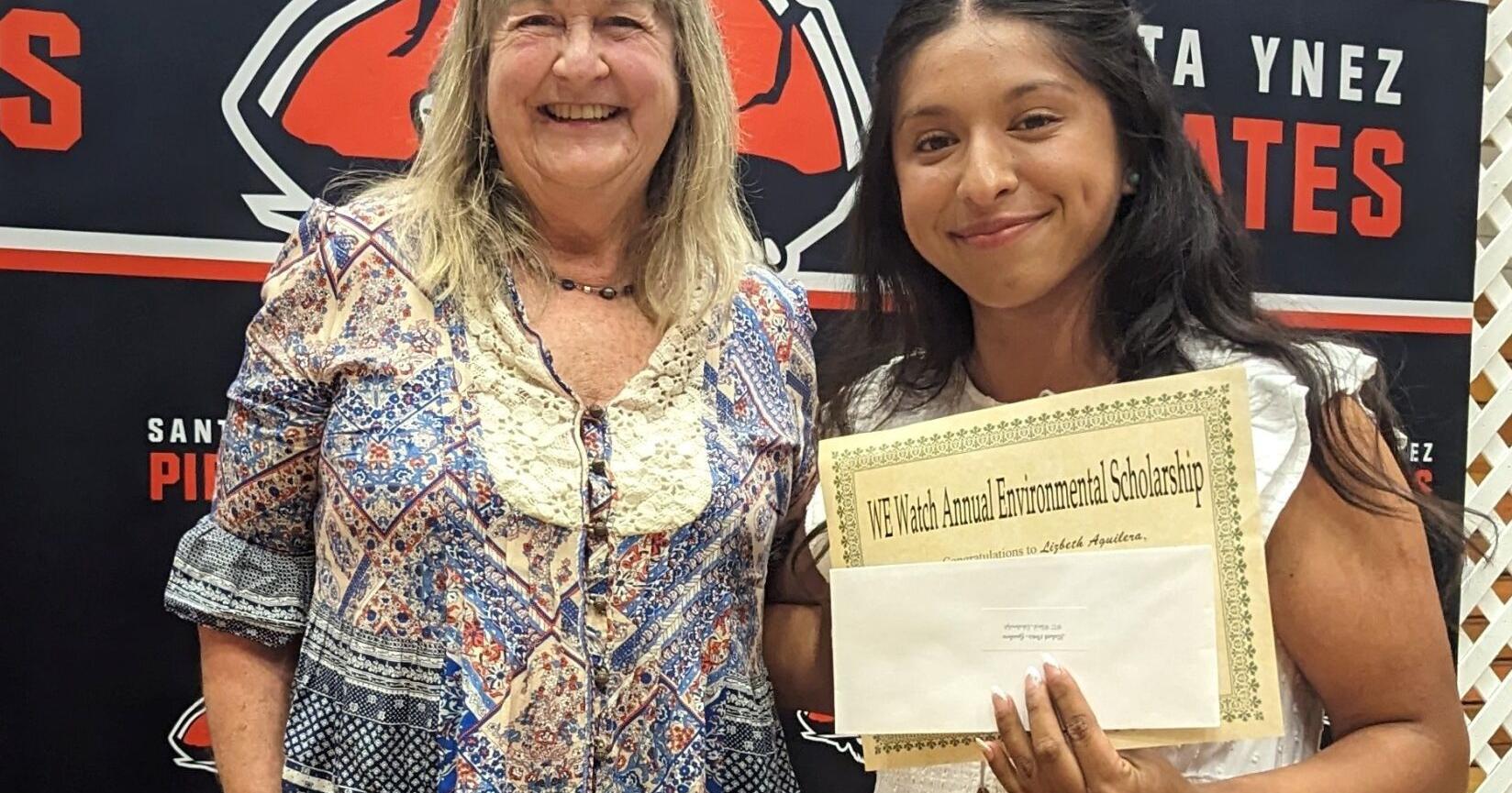 Santa Ynez High grad Lizabeth Aquilera awarded $1,500 scholarship by WE Watch - Vimarsana News