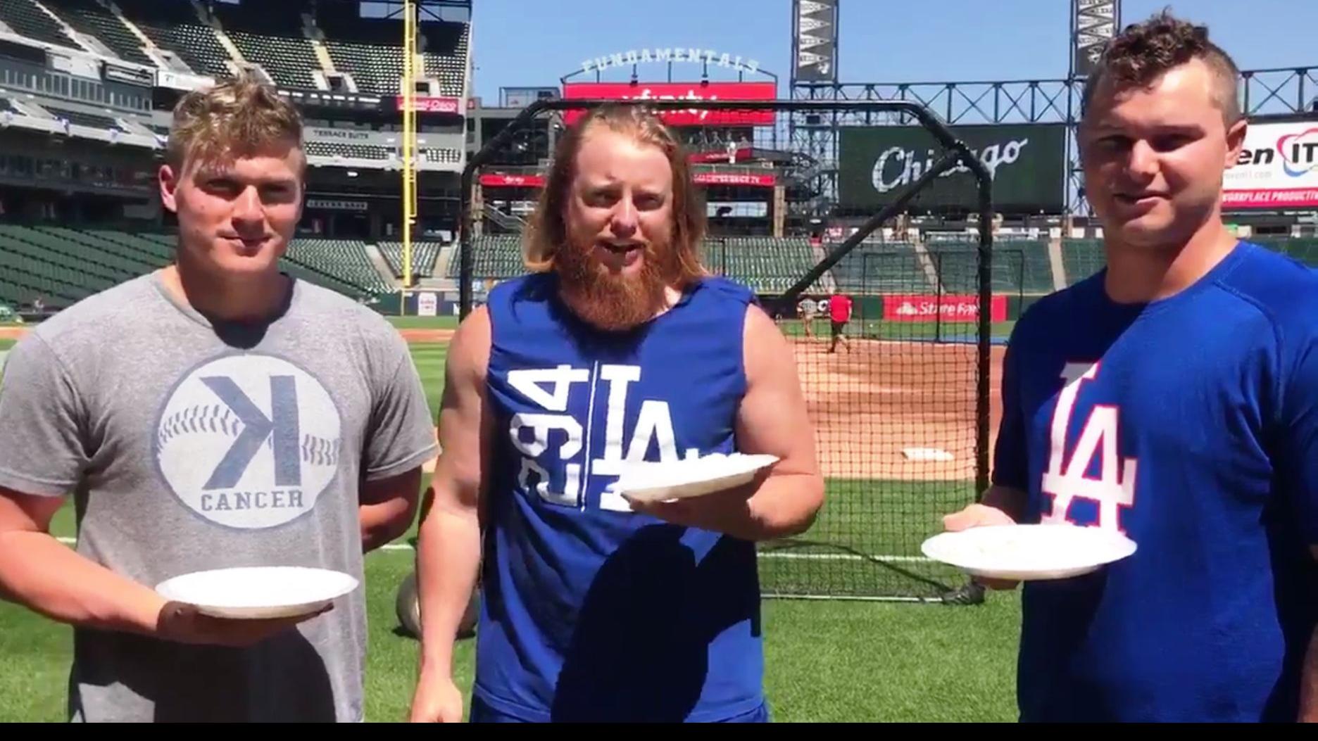 Ryan Teixeira receives visit from Dodgers star Justin Turner