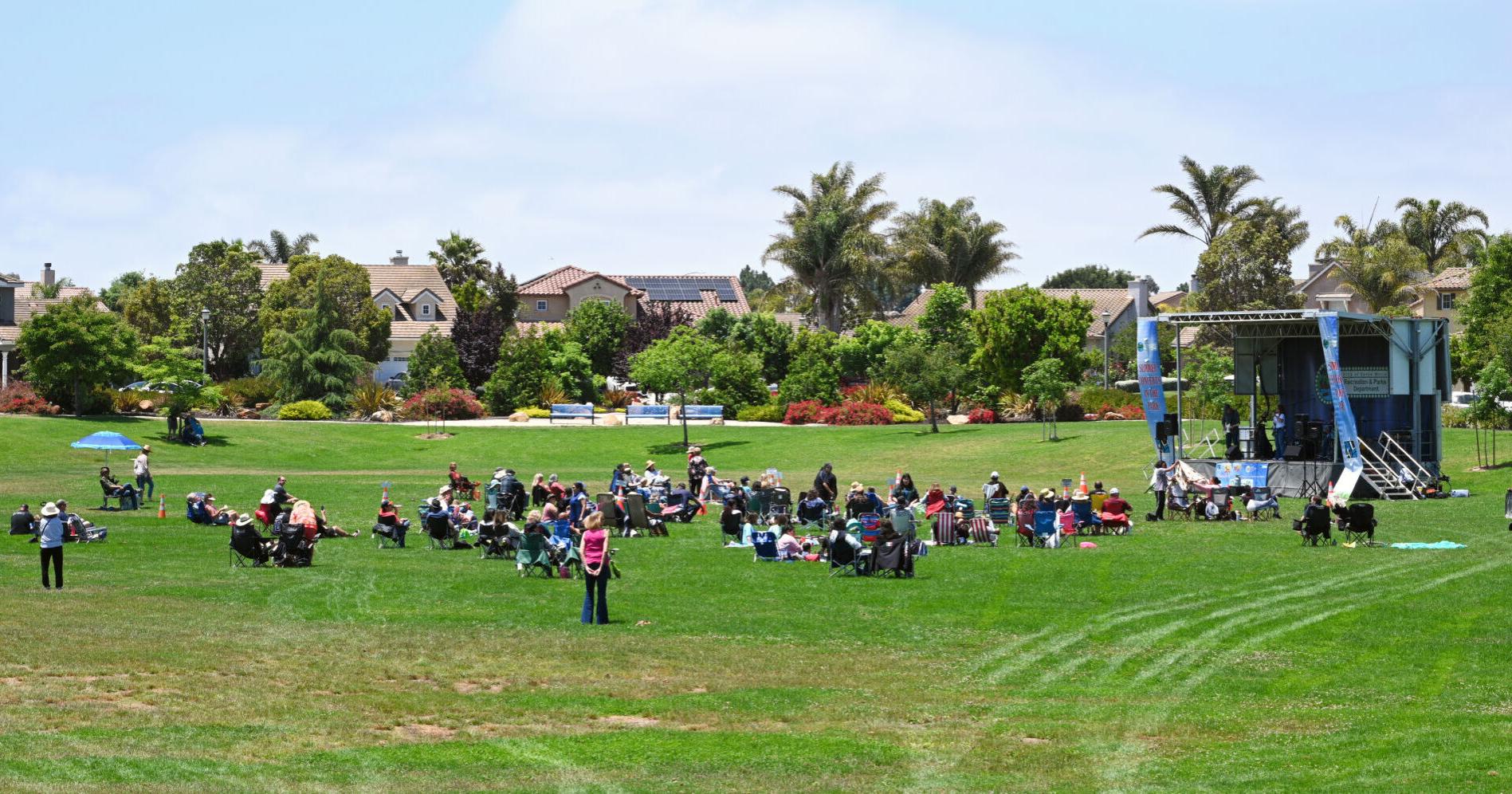 Summer Concerts in the Park Series returned to Santa Maria with The Skylites Sunday | Photos - Vimarsana News
