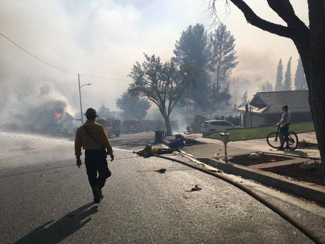 Santa Barbara County crews work Woolsey fire