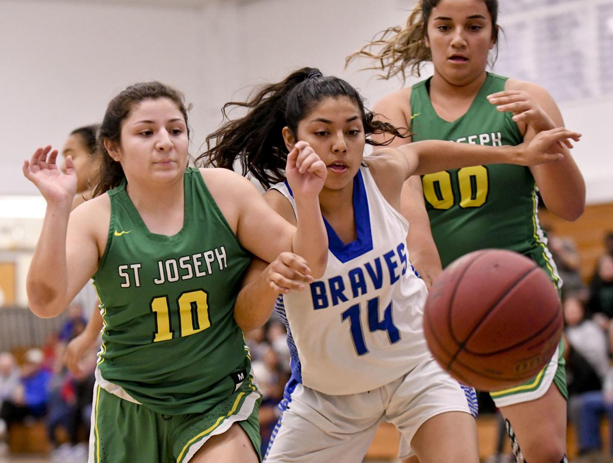 Girls Basketball Short Handed Lompoc Scores Enough To Beat St