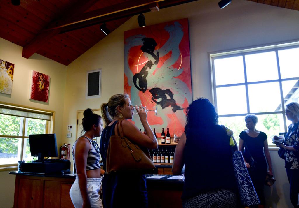 The Collaboration Of Valley Wine And Art Santamariatimes Com