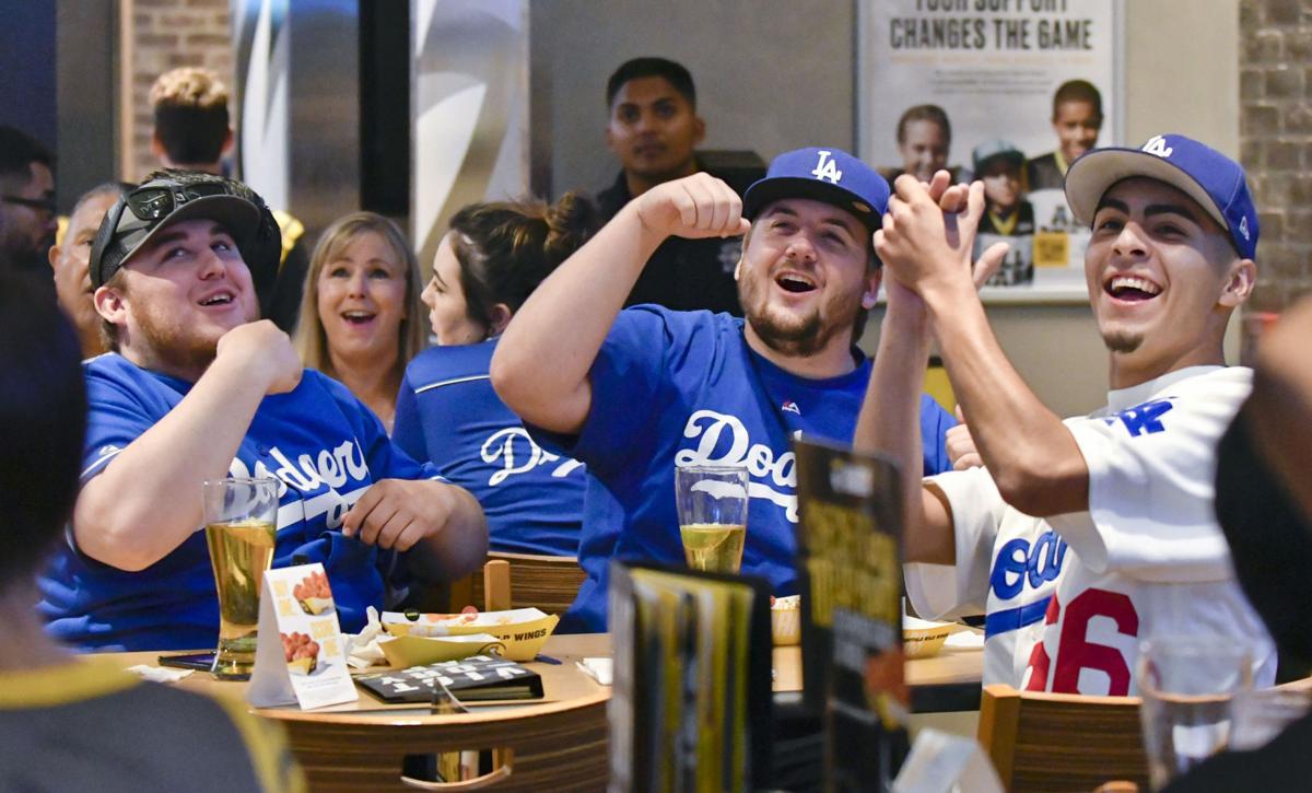 'Dodgermania' in full swing: Fans crowd Buffalo Wild Wings ...