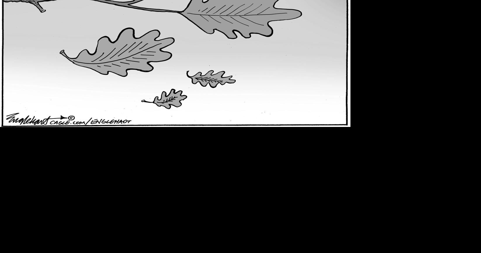 Editorial Cartoon: Leaf sticking around | Opinion | santamariatimes.com