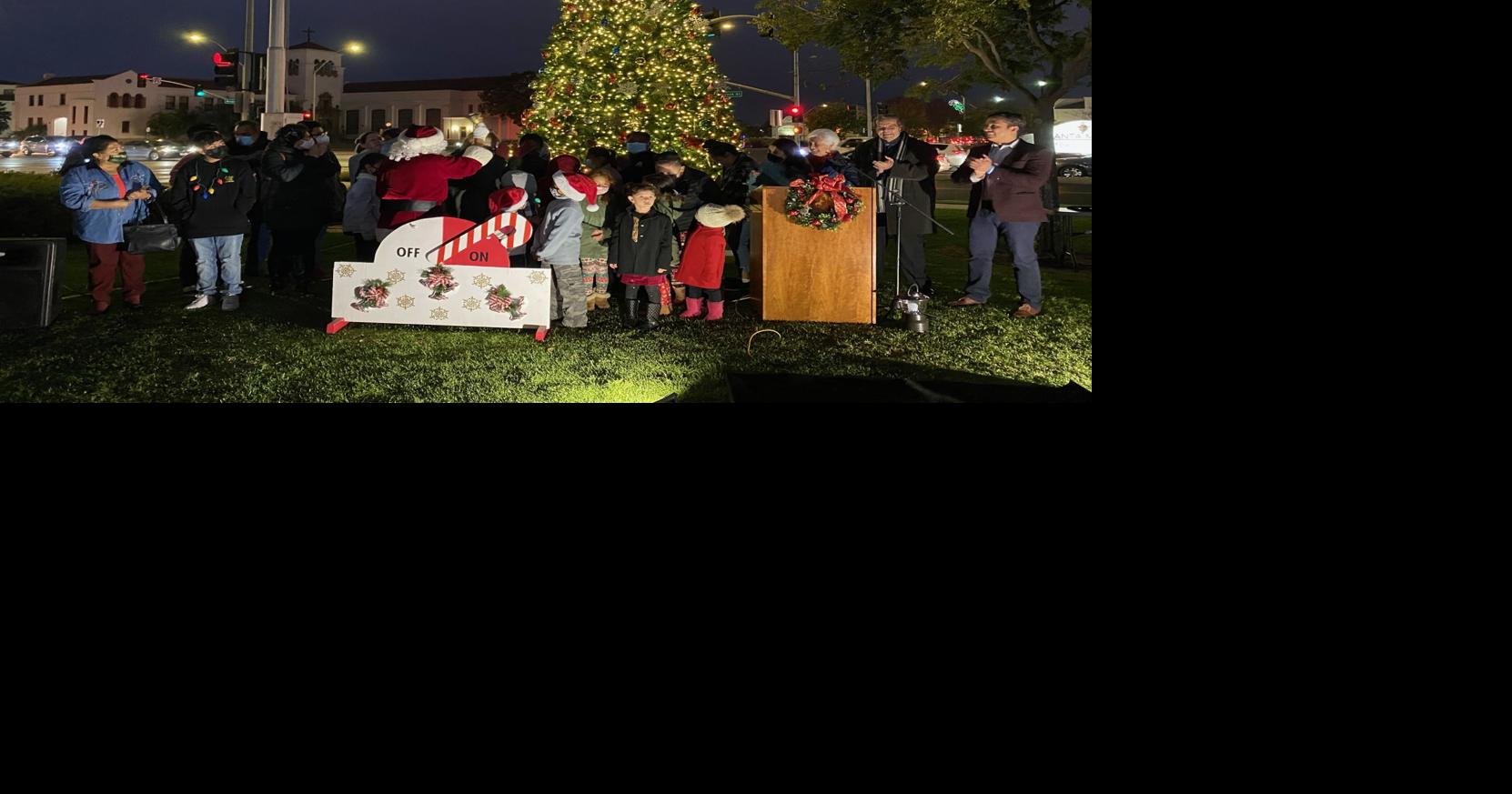 Tree lighting ceremony ushers in Santa Maria's holiday season | Local ...