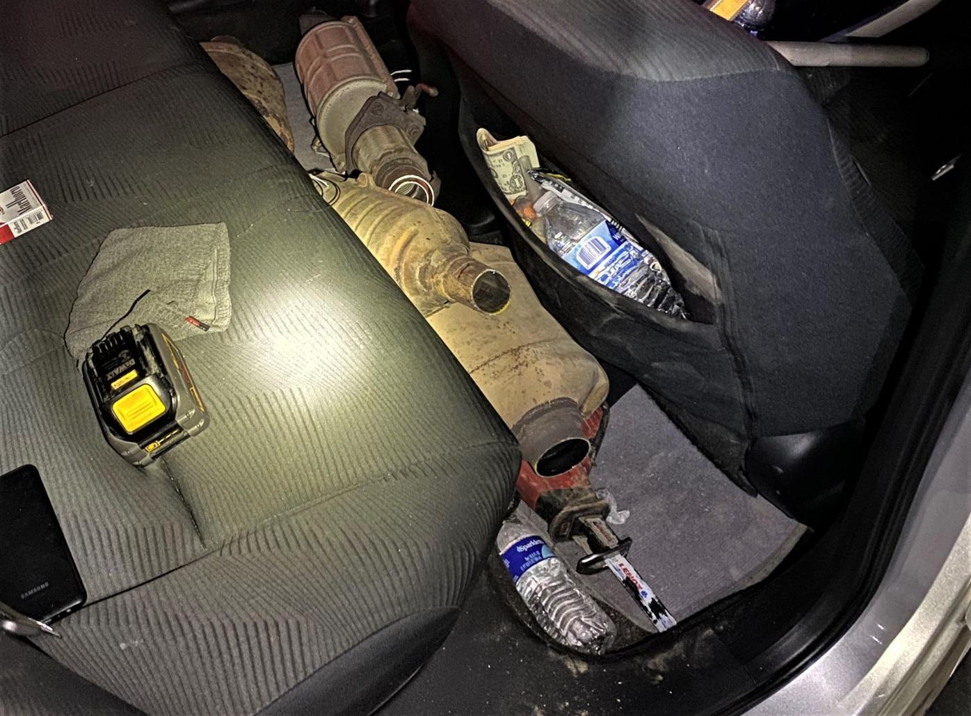 Catalytic converter theft-Back Seat