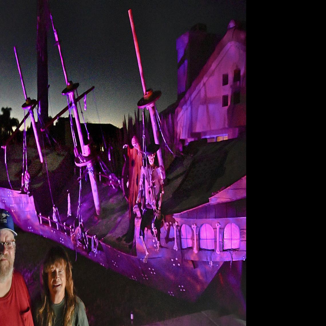 Epic Halloween decorations in Bay Village showcase massive pirate ship