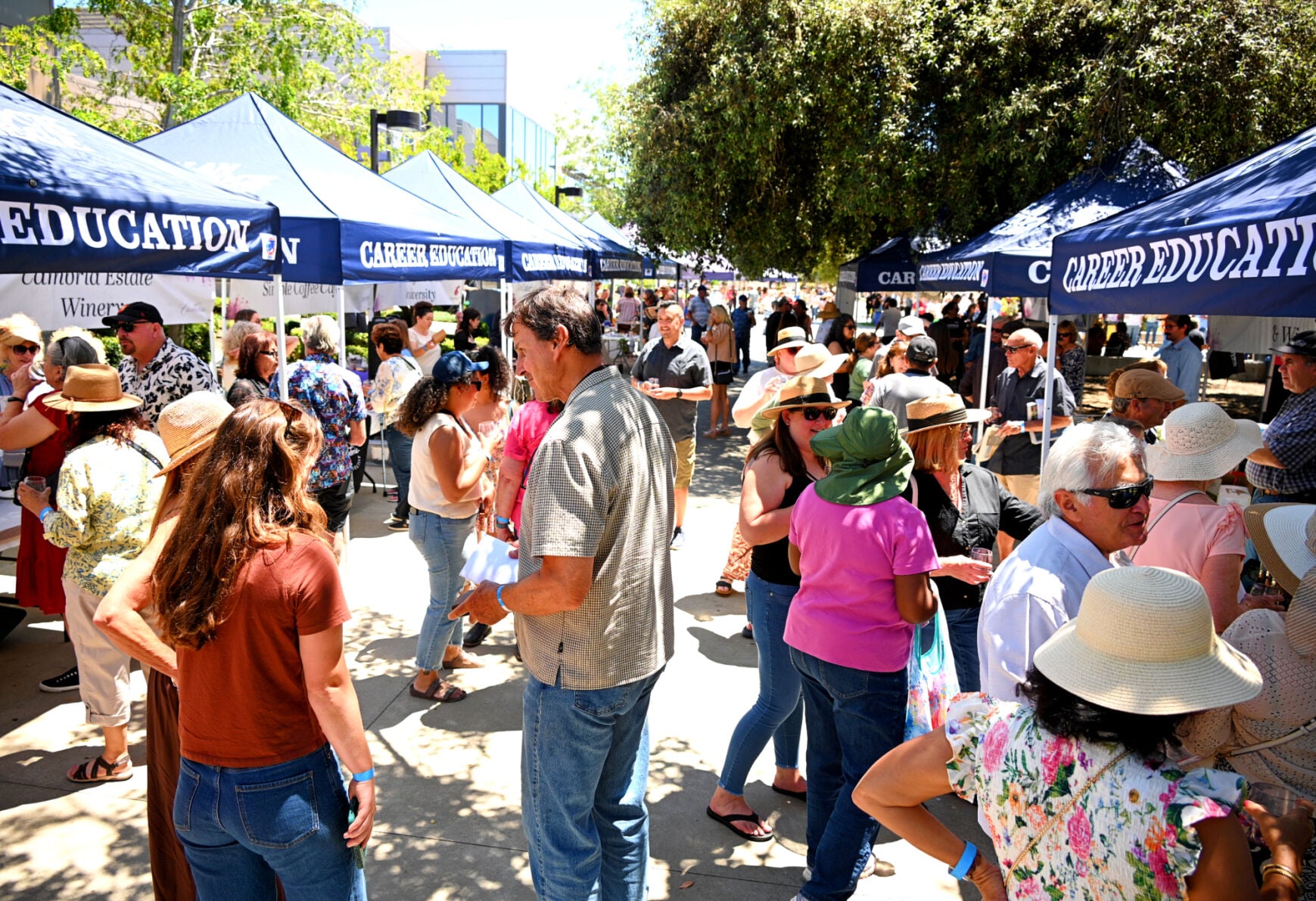West Coast College & University Wine Festival returned to Hancock Saturday