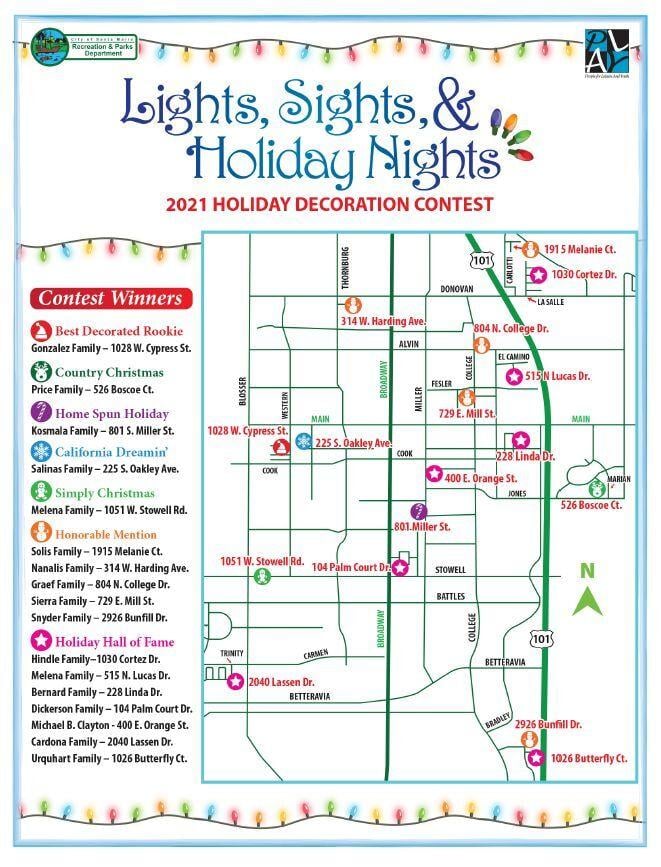 Winners announced for Santa Maria Lights, Sights and Holiday Nights