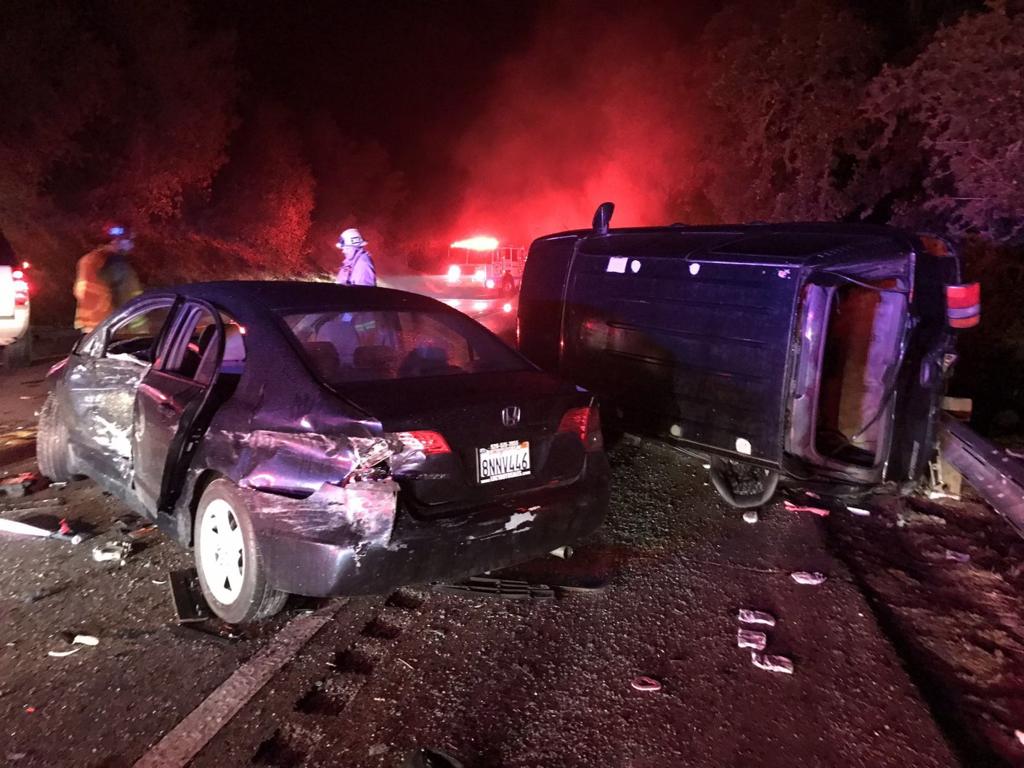Highway 154 re-open after two-car crash in Los Olivos, one person