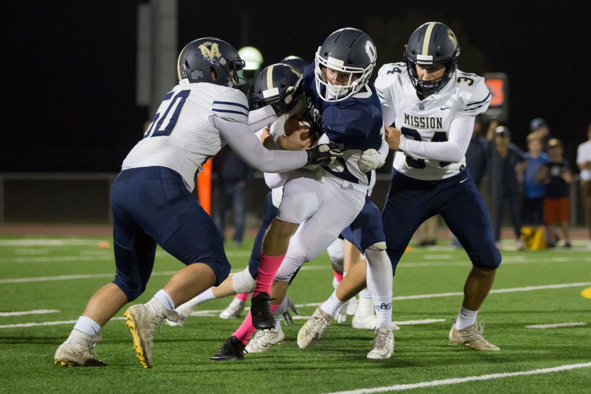 Mission Prep Defeats Orcutt Academy 42 28 Wins Central Sierra