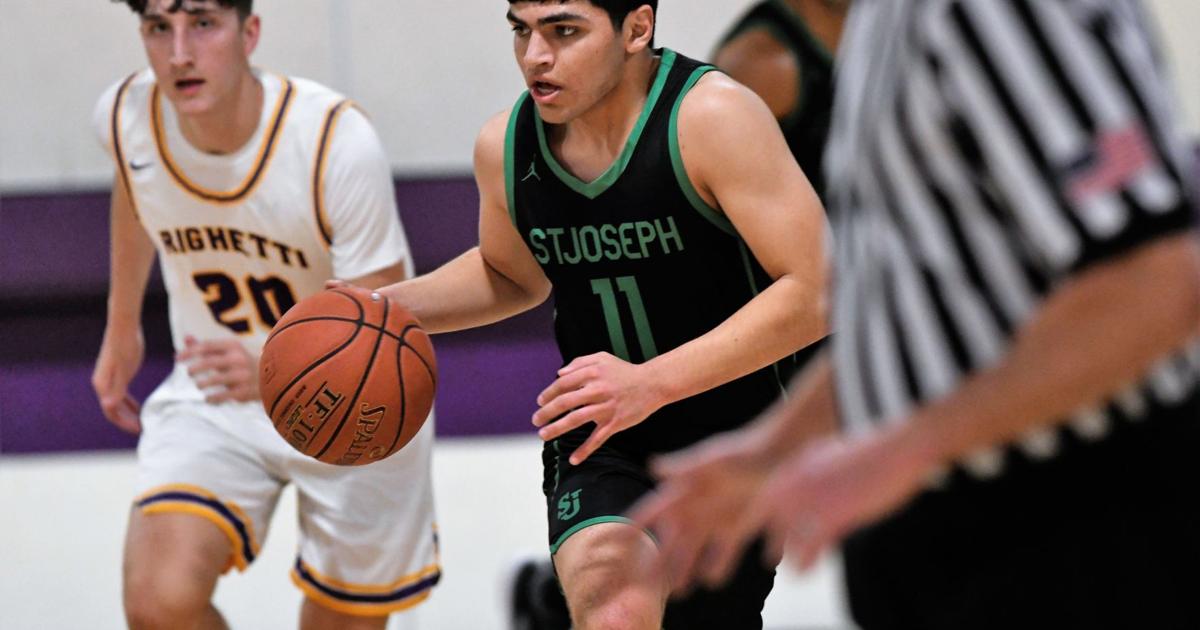 Basketball: St. Joseph sweeps Righetti in boys and girls games ...